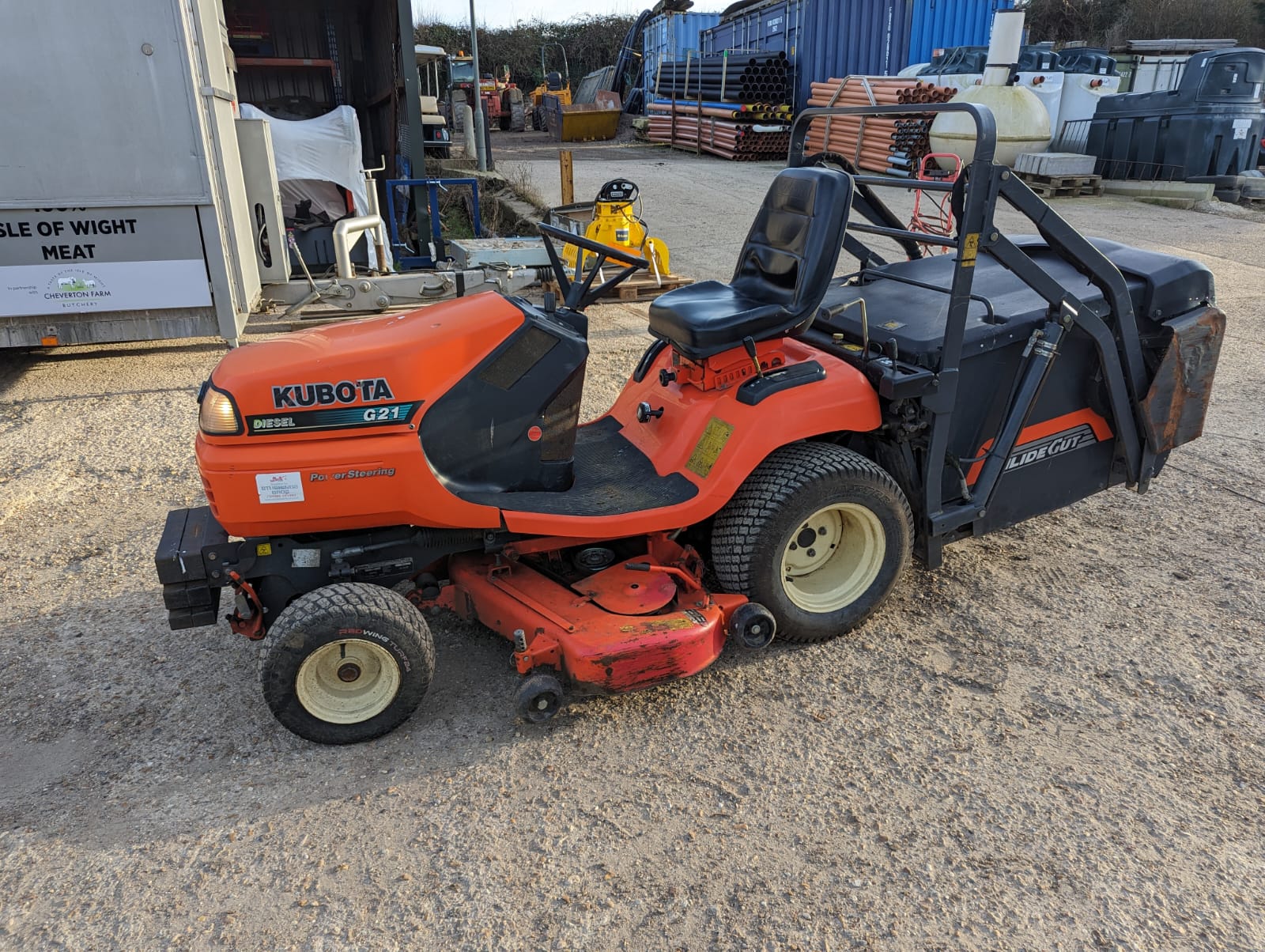 used-kubota-g21-48-diesel-high-dump-mower-2007